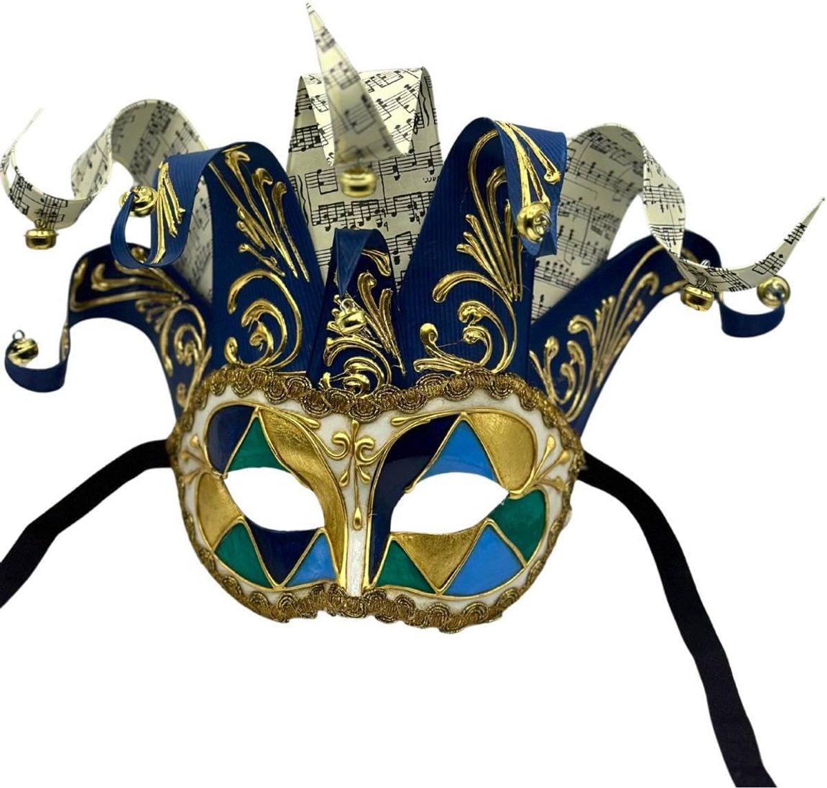 Cheerful Venetian mask in green - ShopVlot