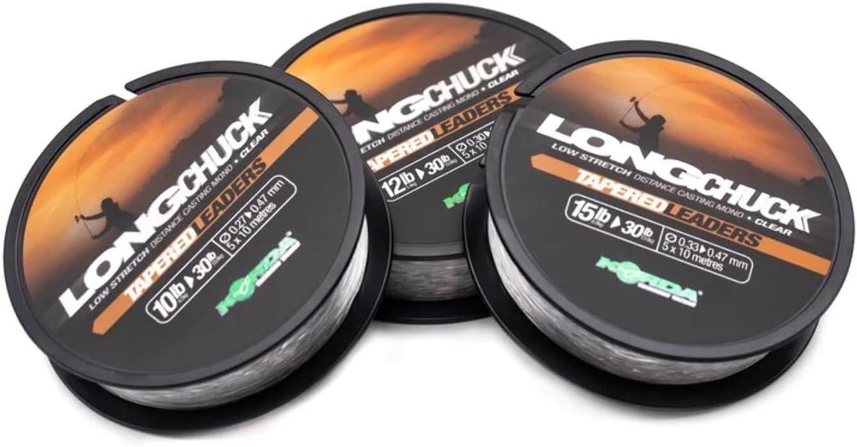 Korda LongChuck Distance Casting Mono Tapered Conductors: 15-30 lbs - ShopVlot