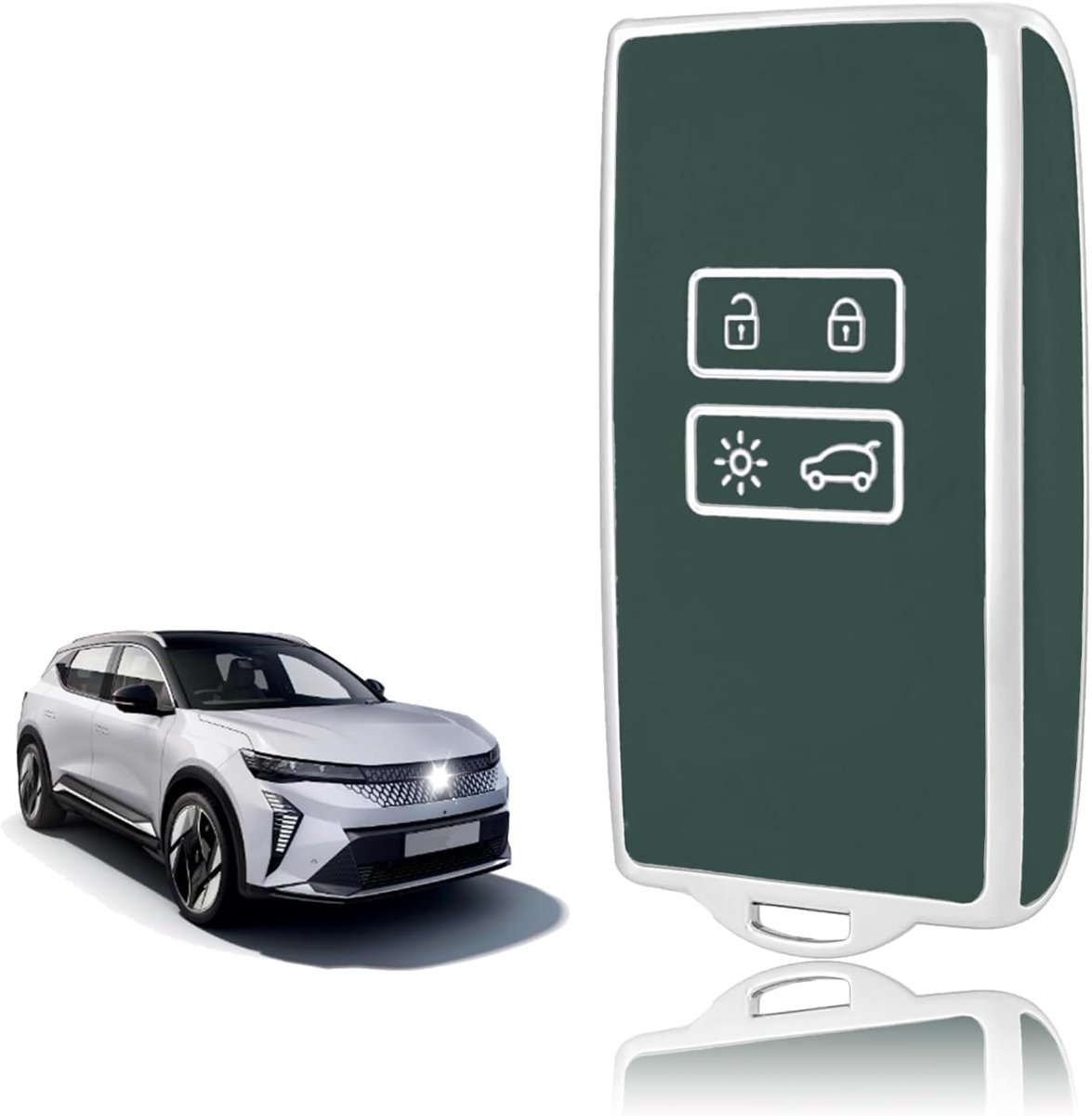 Key Case TPU, Car Key Cover Card Suitable for Renault Scenic Megane Talisman Koleos Kadjar Clio Captur Espace Zoe - ShopVlot