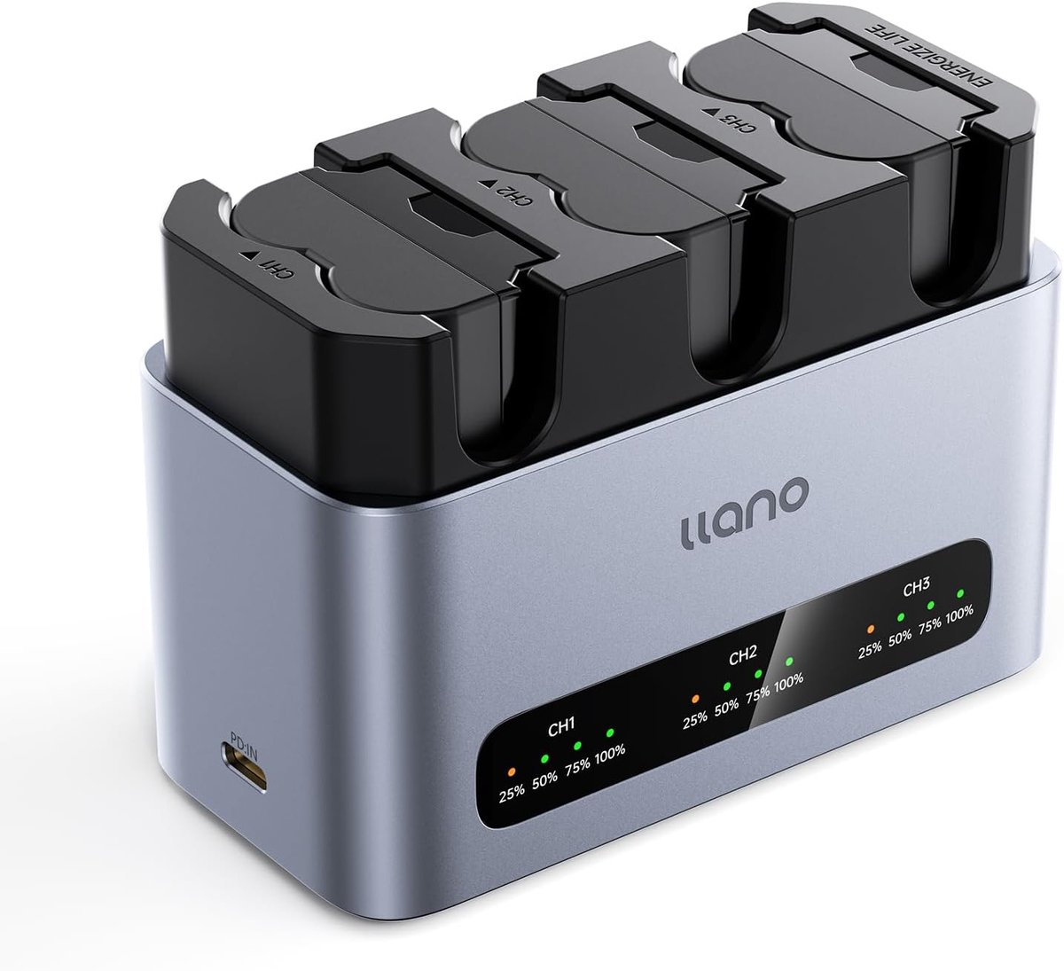 llano 3 Pack NP-W235 Batteries and 30W Fast Charger for Fujifilm GFX100RF, XT5, XT4, XT50, VG-XT4, X-S20, GFX100S - ShopVlot