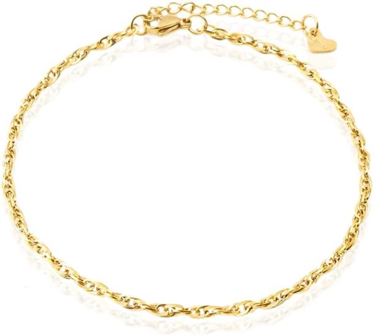 Enkelband Singapore Goudkleurig - 3mm - ShopVlot