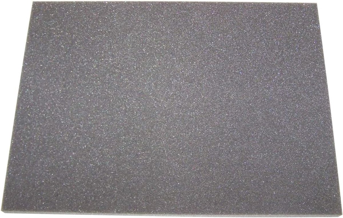 Schuimrubber - Grijs - 440 x 320 x 200 mm - Raster van 20 mm - Voor Bouwbenodigdheden