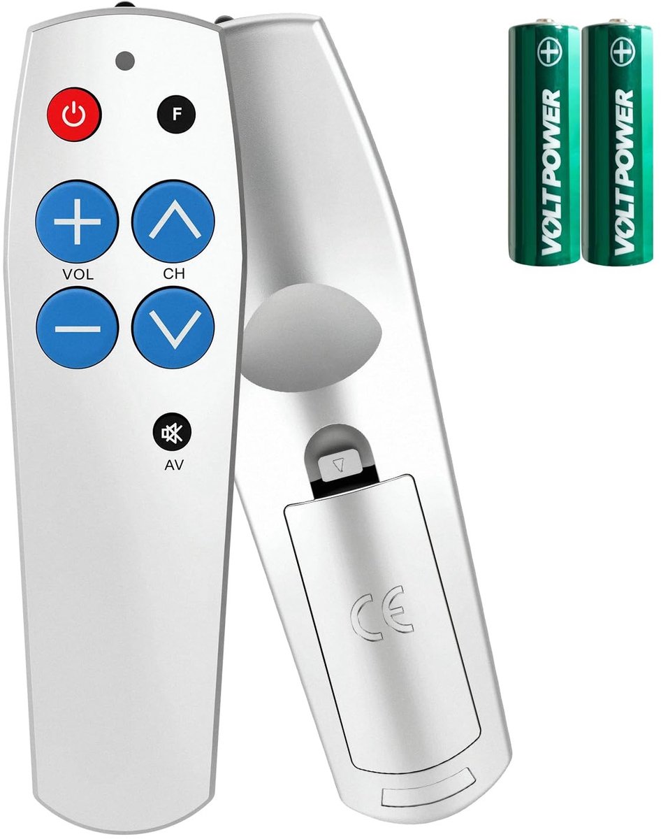 Solidchoice - Universele TV Afstandsbediening met Grote Knoppen