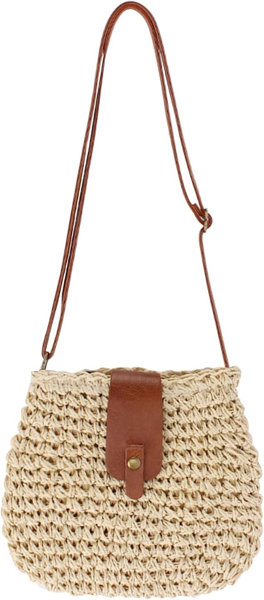 Strandtas voor dames - Bohemian stijl - Geweven riet - Perfect voor het strand - ShopVlot