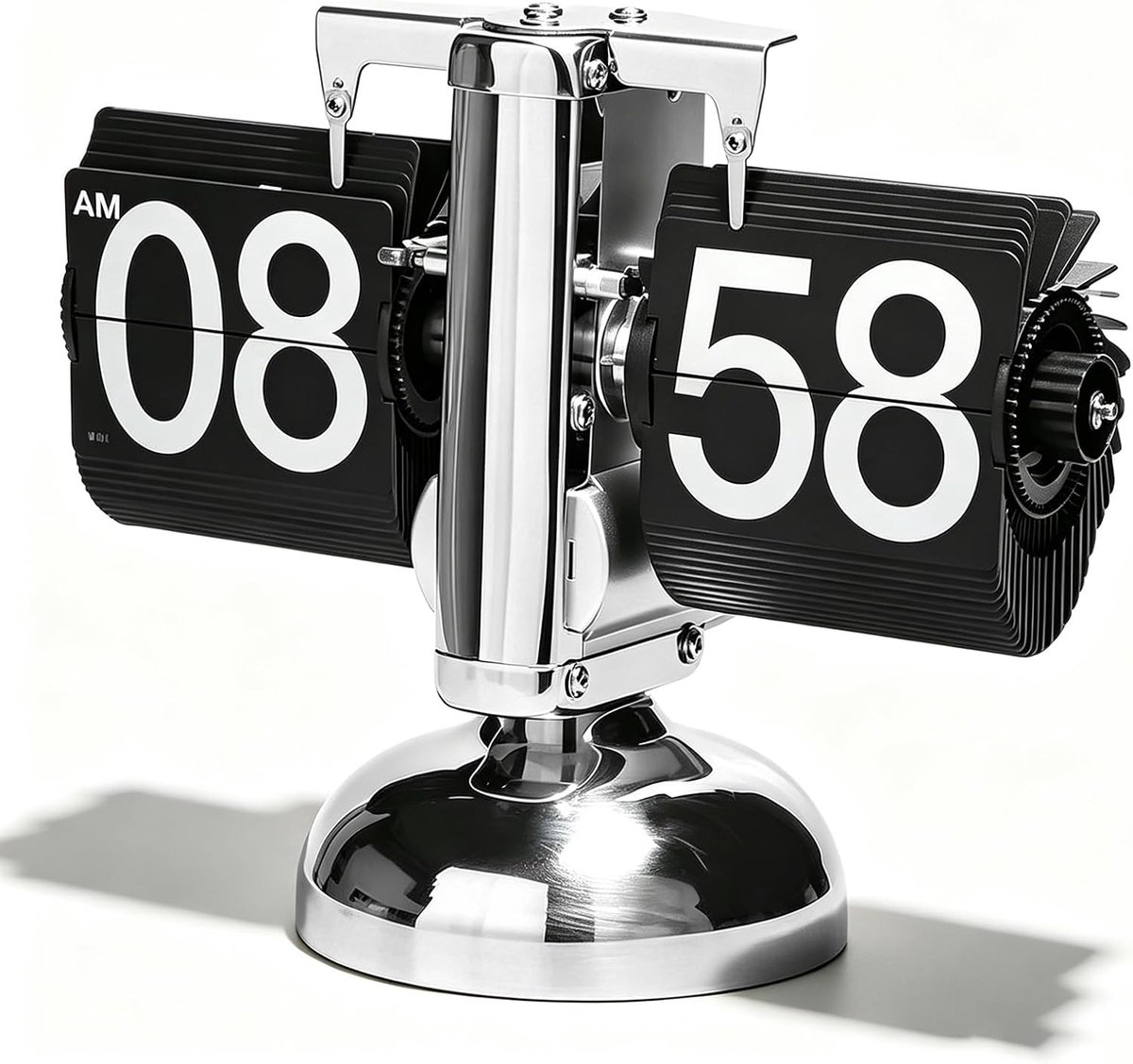 Bureauklok met klapfunctie - digitale klok - retro design - ideaal voor kantoor of woonkamer - ShopVlot