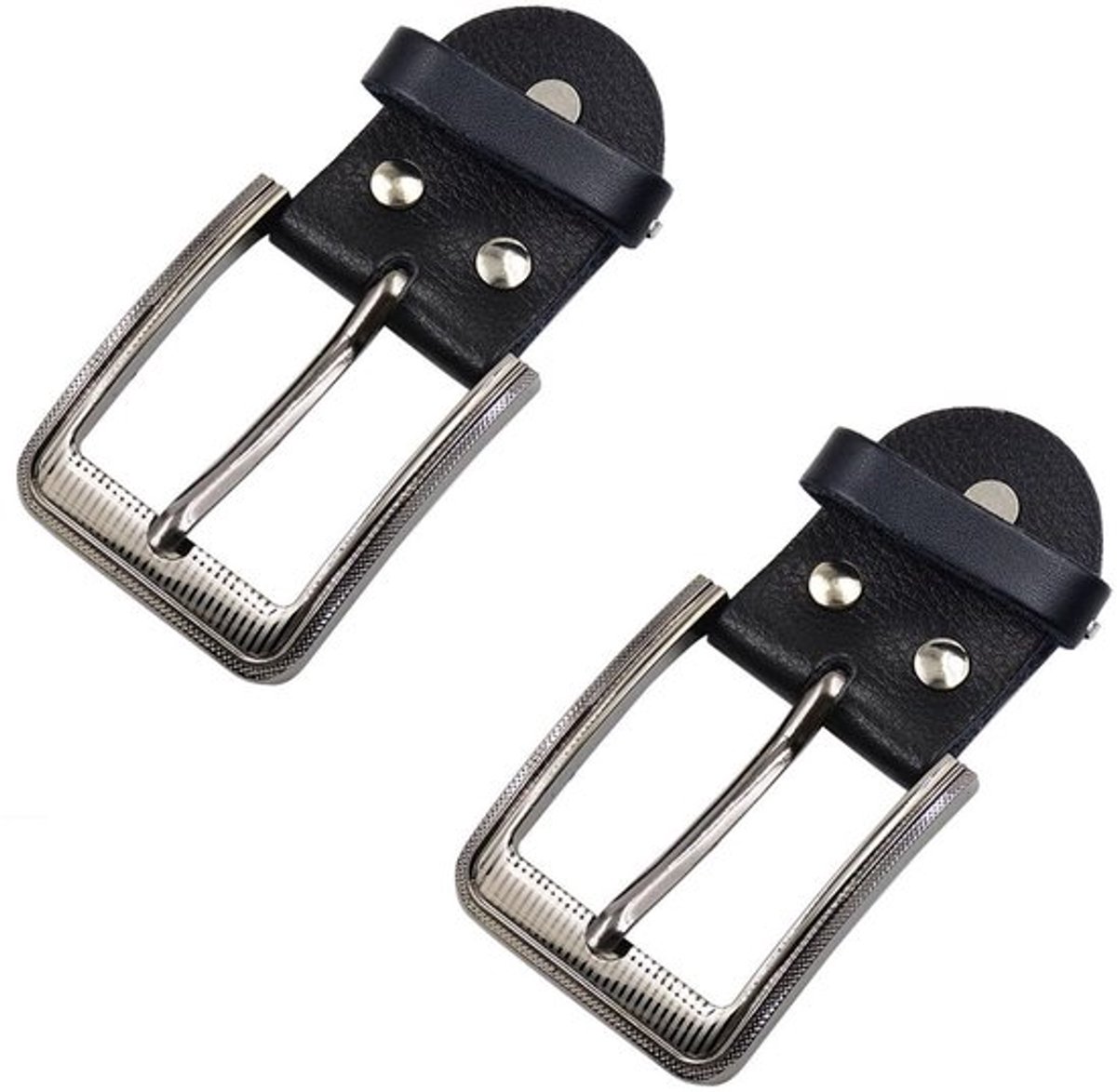 2 Stuks Zinklegering Gesp voor Klassieke Riem, Vierkante Reservegesp, Klassieke Gesp voor Riem, Jeans