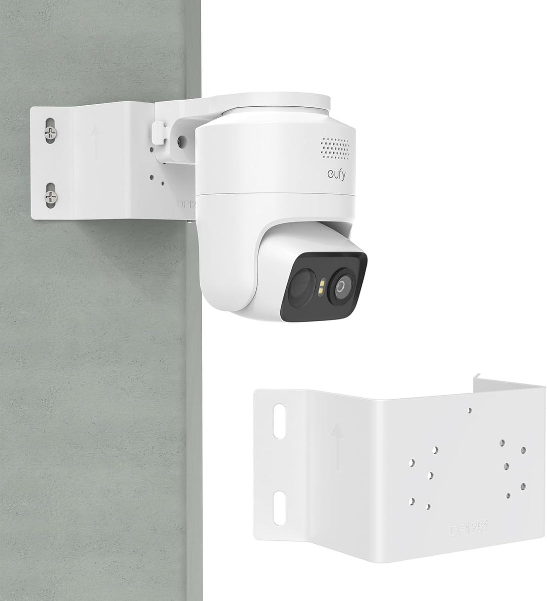 hoekhouder voor eufyCam C37/C31 - aluminium - weerbestendig - stabiele bevestiging - ShopVlot