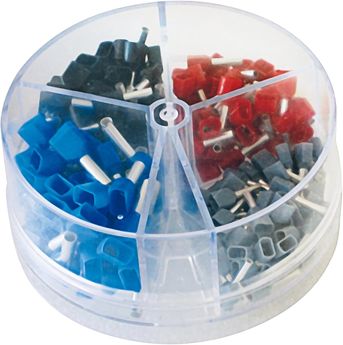 Ferrule spreading box, Twin, insulated, 0.75-2.5 mm², 200 pieces, black [Energy class A] - ShopVlot