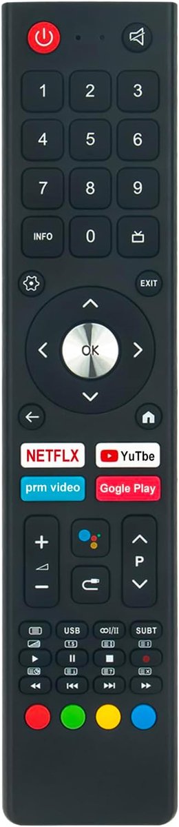 ALLIMITY Remote Control Replacement suitable for Saba TV SA43K77A11 SA55K77A11 SA24S78GTV SA43K78A11 SA50K77A11 - ShopVlot