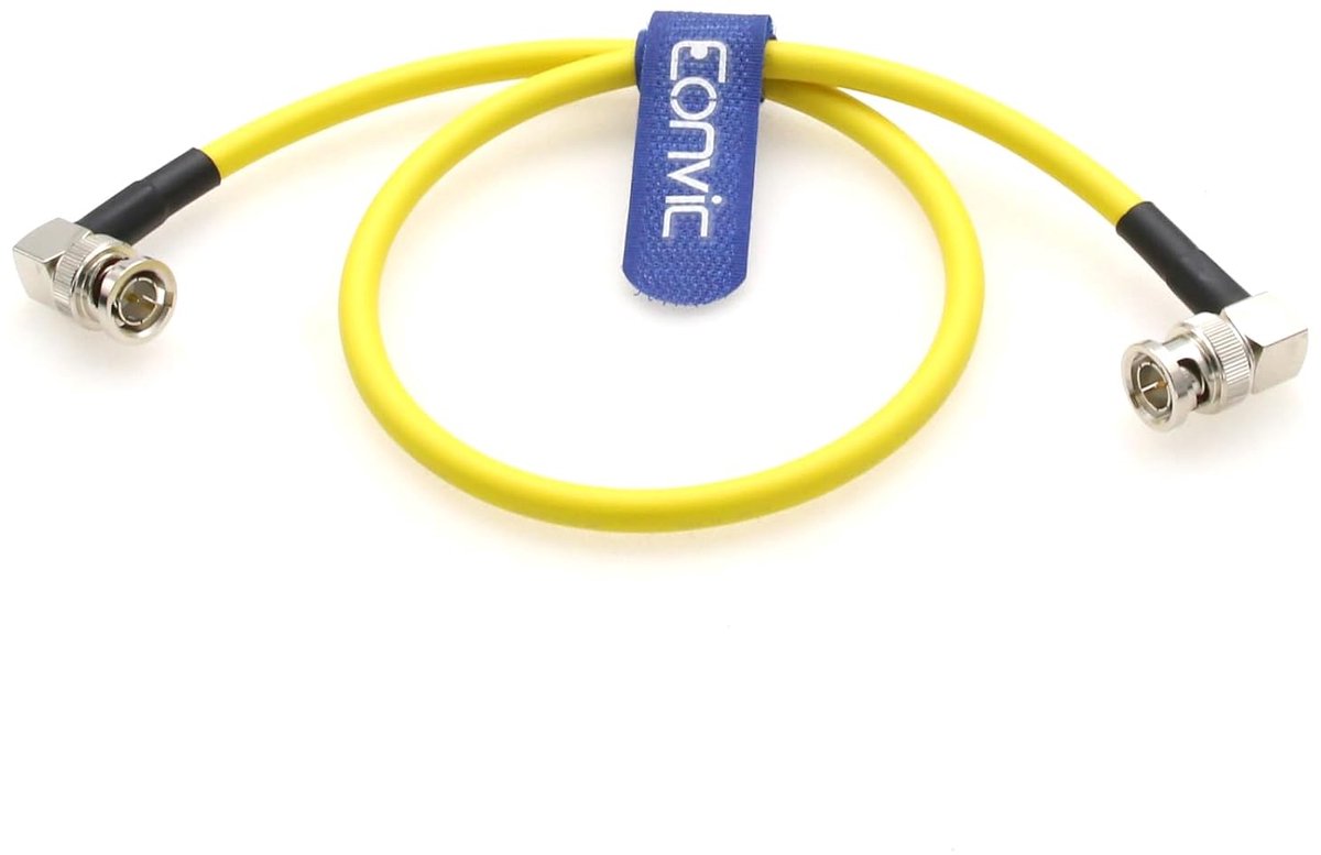 12G HD SDI Right Angle BNC to BNC Coaxial Cable Plug to Plug 4K Video Camera Monitor CCTV Camera Surveillance Cable - ShopVlot