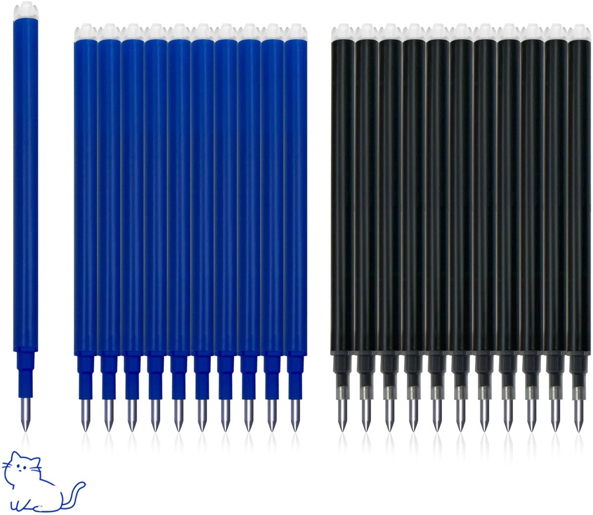 Solidchoice - 22 Stuks Navullingen voor Erasable Gelpennen