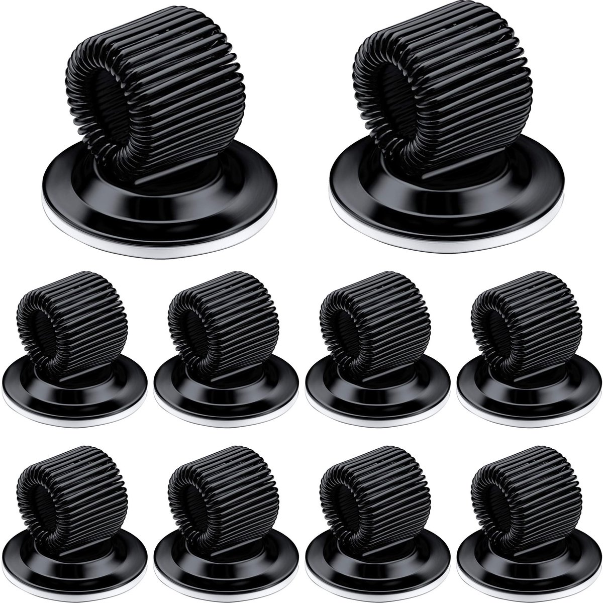 Solidchoice - 10 Stuks Zelfklevende Penhouders voor Notebook en Whiteboard