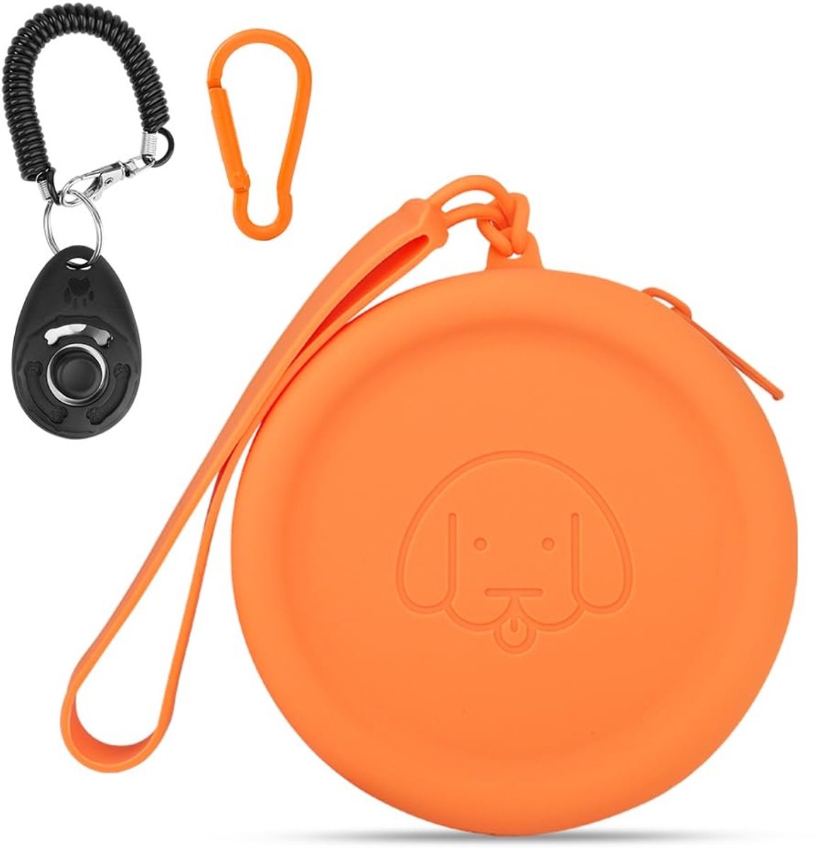 Solidchoice - Silicone Hondentas met Clicker voor Training