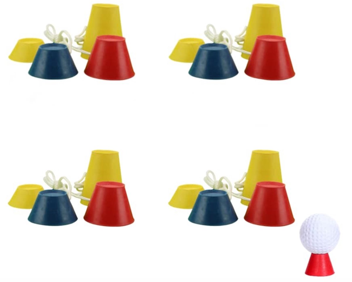 Solidchoice - Set van 16 Rubber Winter Golf Tees voor Indoor Training