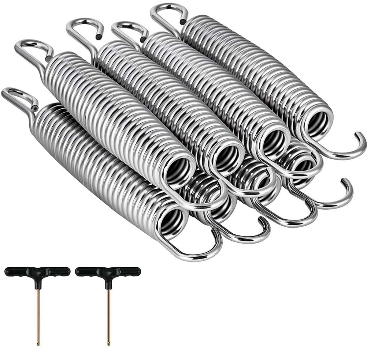 Solidchoice - Set van 8 Trampoline Vervangveren met Haakjes