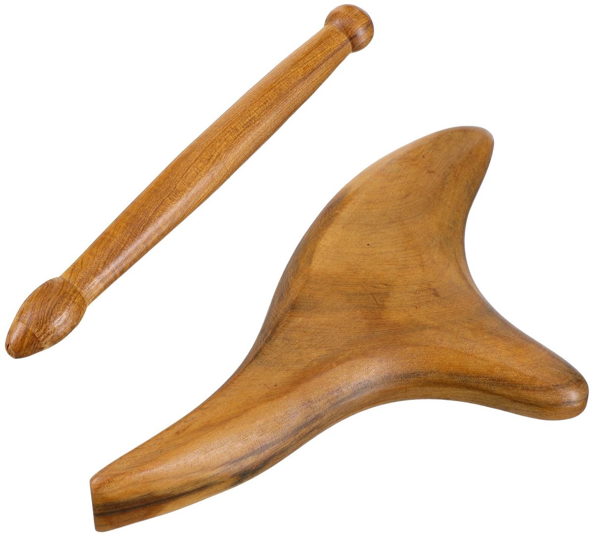 Solidchoice - Set van 2 Gua Sha Massage Hout voor Triggerpoint Therapie