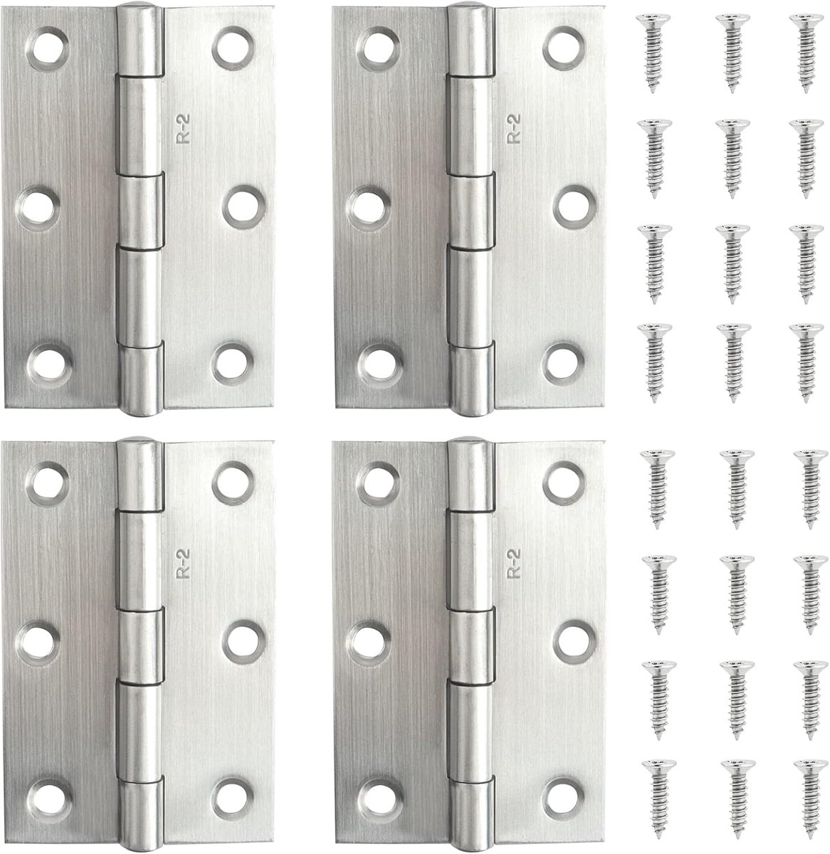 Deurscharnier 3 inch - 304 roestvrij staal - brandwerend - ideaal voor stevige deuren - ShopVlot