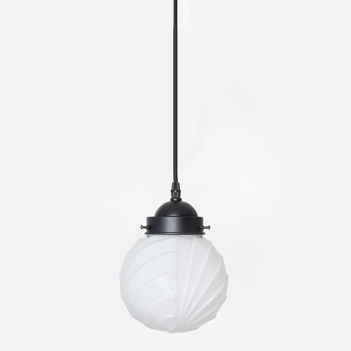 Hanging lamp - 150 cm - opal witte glas - vintage look voor sfeervolle verlichting - ShopVlot