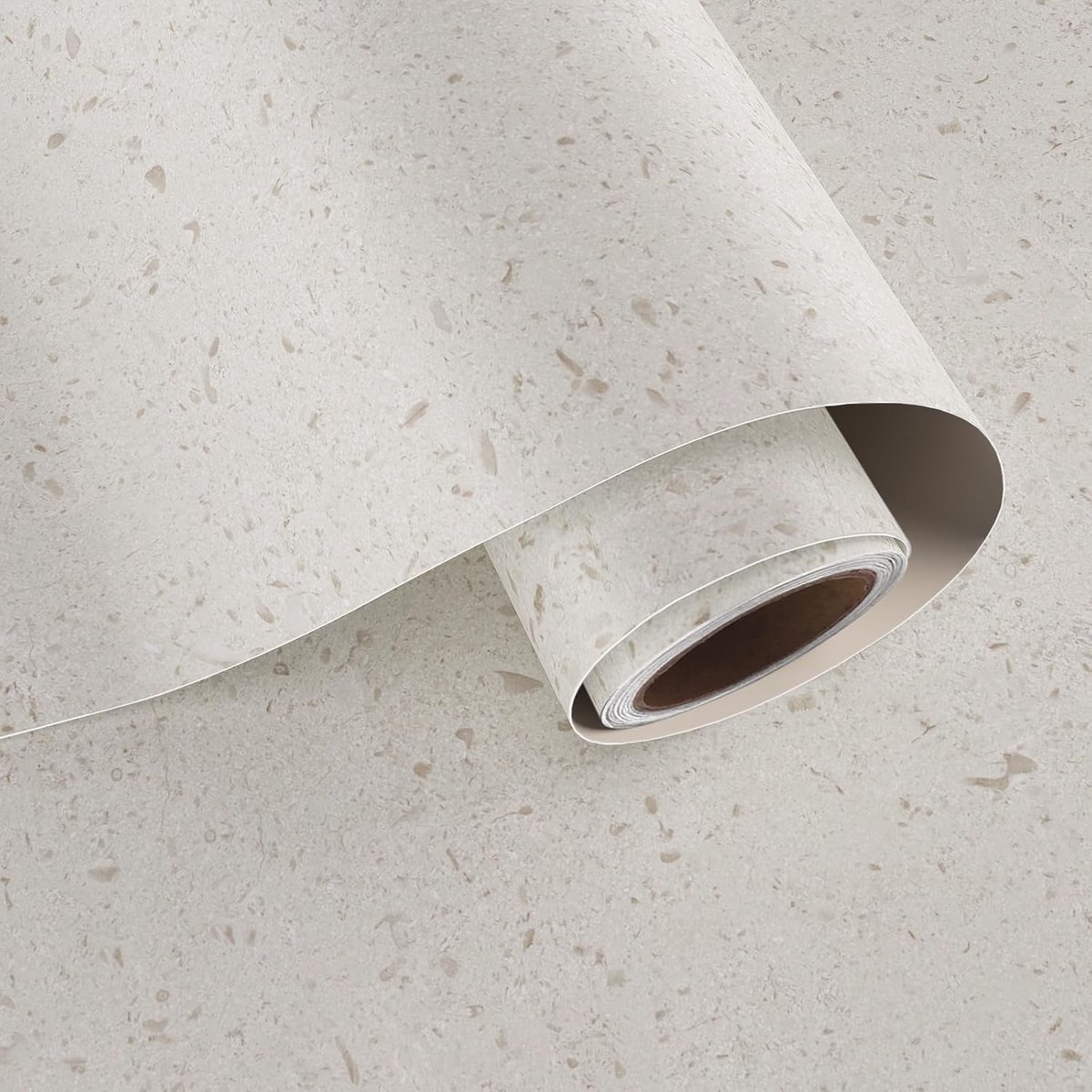 Zelfklevend graniet behang 40 cm x 200 cm - lichtgrijs - waterdicht - voor snelle renovatie - ShopVlot