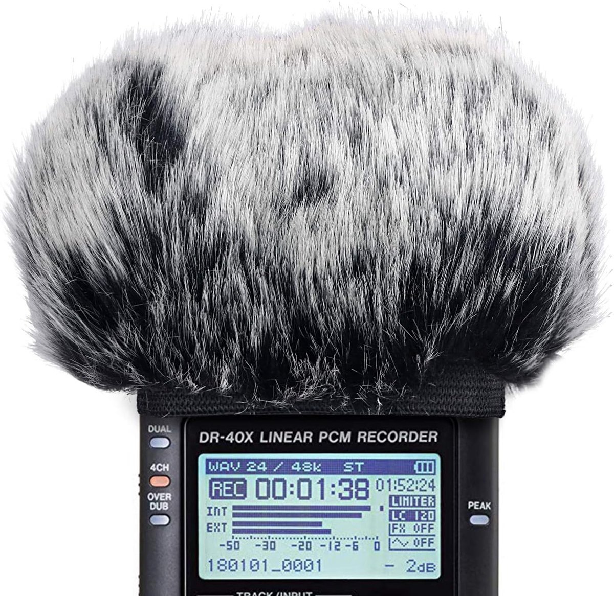Microfoon windscherm - Furry windkap - Verbetert geluidskwaliteit - Ideaal voor Tascam DR-40X - ShopVlot