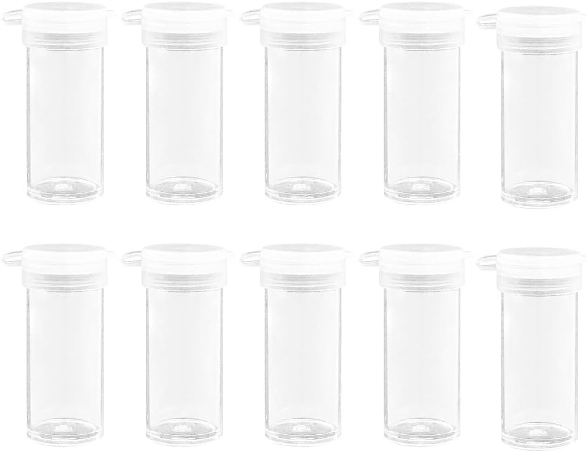 mini-zoutvaatjes 10 stuks - 6 g kunststof - transparant - ideaal voor onderweg - ShopVlot