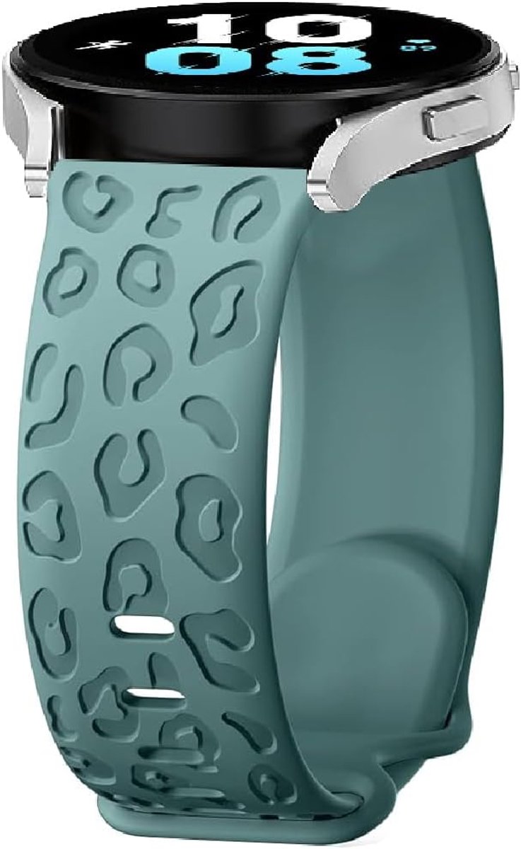 Horlogeband 22mm - Siliconen Leopard - Vervangband voor Suunto 5 Peak/9 Peak/Vertical - Sportief en comfortabel - ShopVlot