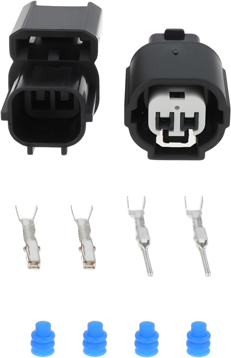 2 Pin Auto Druk Schakelaar Connector - Mannelijke en Vrouwelijke Versie - Vervanging voor Honda - ShopVlot