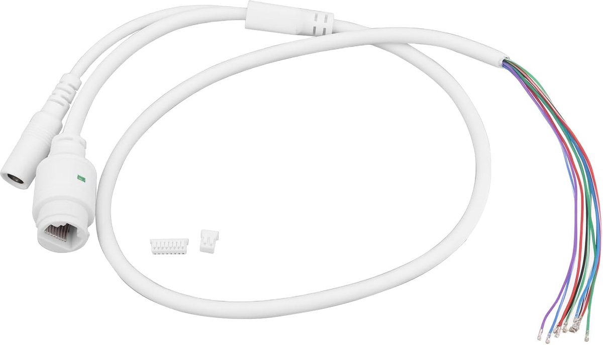 POE LAN kabel 70cm - RJ45 camera netwerkkabel - vervangingspigtail - ideaal voor CCTV en IP camera's - ShopVlot