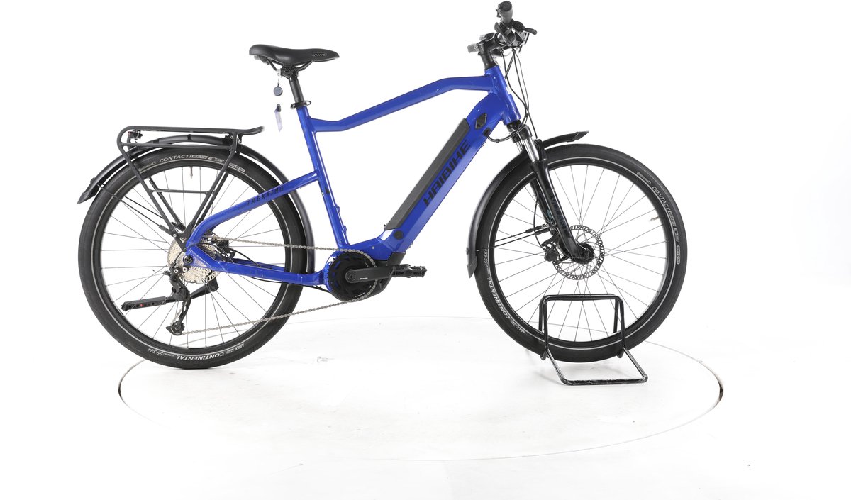 Haibike Trekking 4 Elektrische trekkingfiets Yamaha Accu 500Wh 27,5" blauw Pro