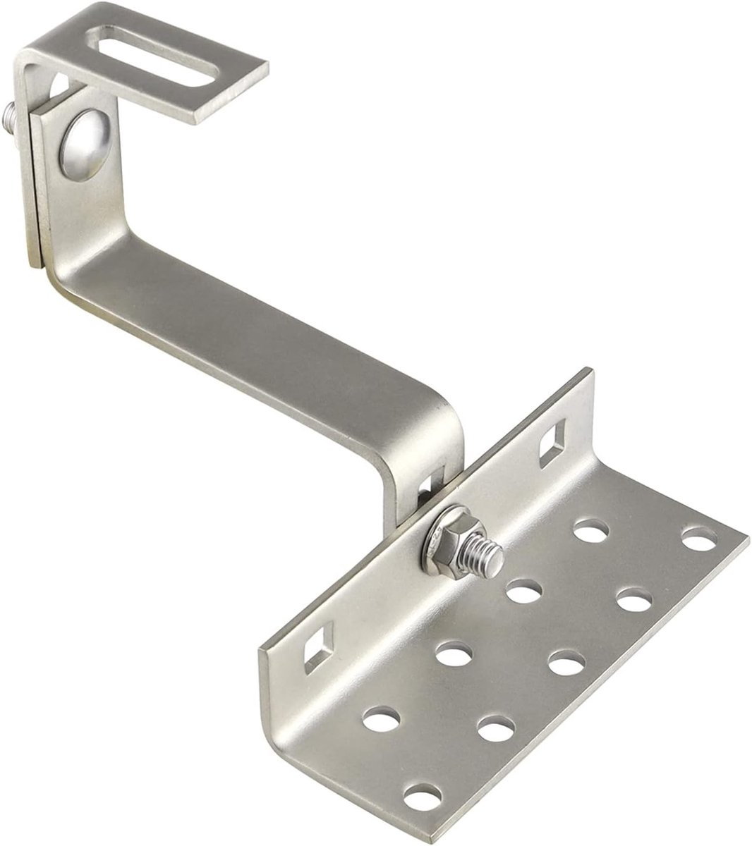 Roof Hook Stainless Steel A2 Adjustable for Solar Panel Holder Photovoltaic Side Mount Accessories Solar PV Roof Holder - ShopVlot