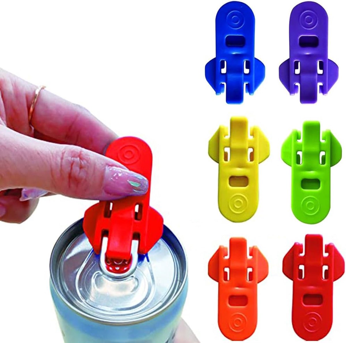 Beverage Cans Ring Opener Aluminium Bottle Opener Can Opener Simple Manual Can Opener Manual Can Opener for Coke Beer - ShopVlot