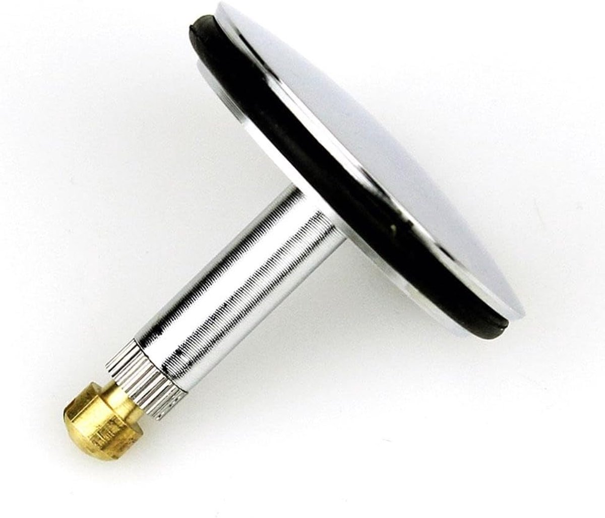 SagaSave Universal bath stop, Ø 44 mm, adjustable, copper, silver - ShopVlot
