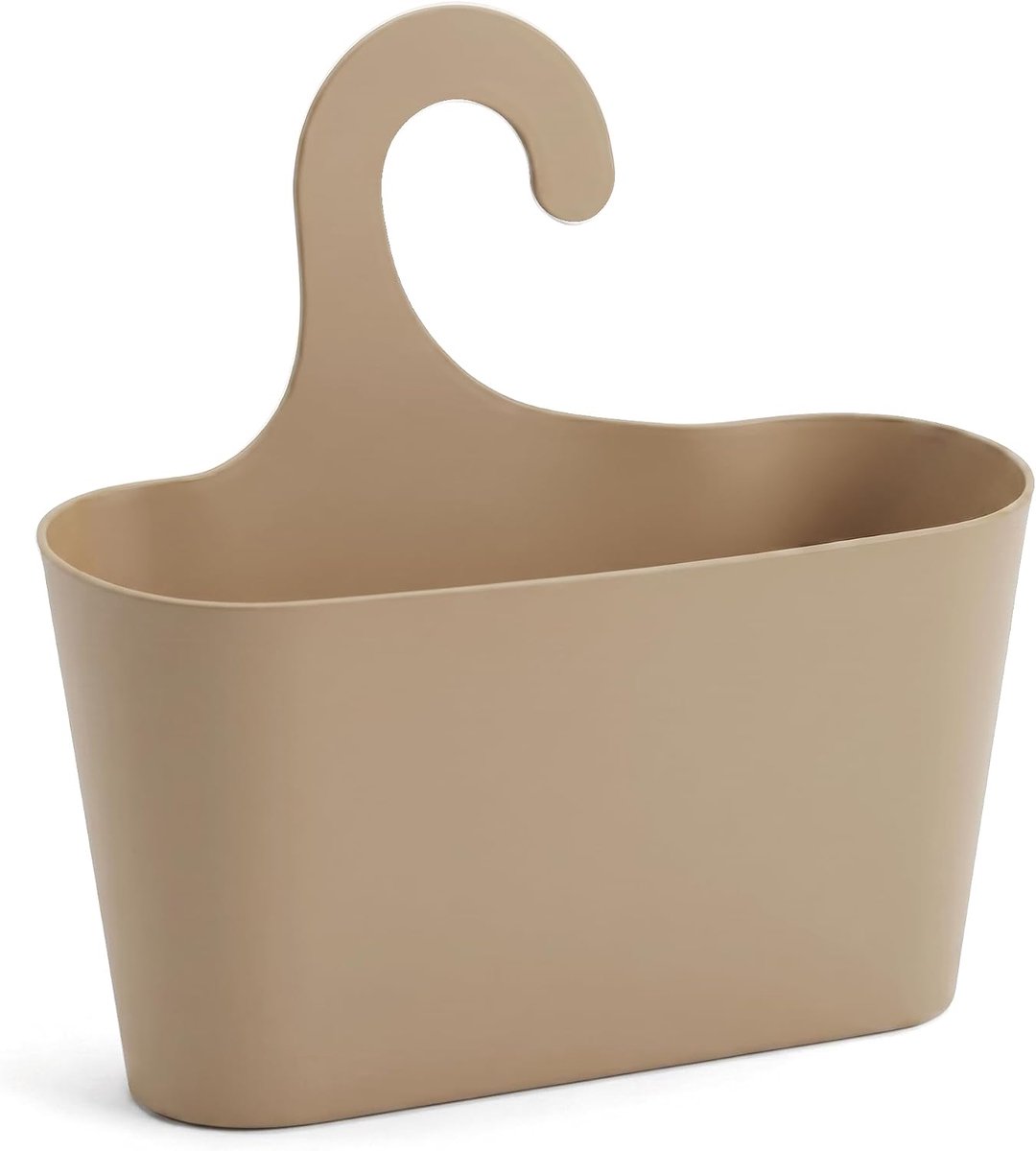 Doucheruimte mand met haken - Macciato beige - Praktische afwatering - Ideaal voor badkamer/kitchen - ShopVlot