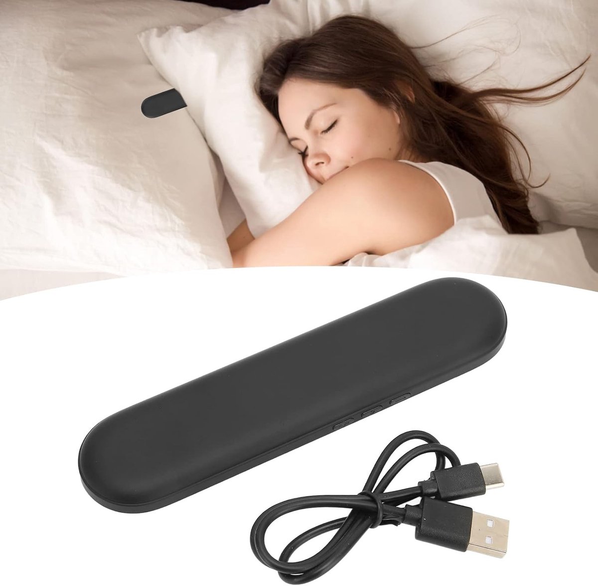 Draadloze Kussenluidspreker met Bone Sound, Comfortabele Slaapkoptelefoon voor Thuisgebruik, 10 Uur Speeltijd en Ideaal voor Ontspanning