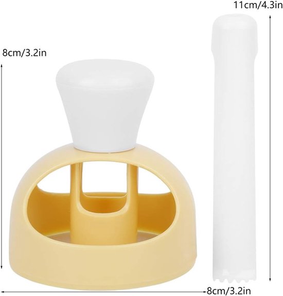 Mini Donutmaker en Donutsnijder voor Perfecte Donuts, Koekjes en Desserts - Inclusief Dompeltang en Stempelvorm van MINI — afbeelding 2