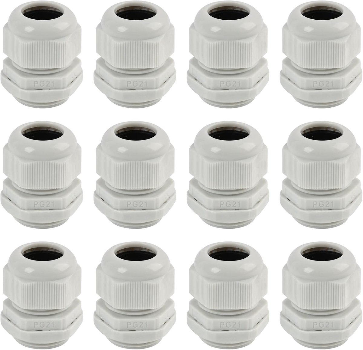PG21 verstelbare kabelwartels 13-18 mm - kunststof IP68 - waterdicht - effectieve kabelbescherming - ShopVlot