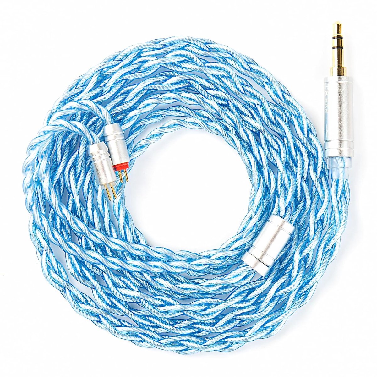 Hoofdtelefoonkabel 3,5mm - 4-aderig Litz-coaxiaal - verzilverde OCC-geleider - optimale signaaloverdracht - ShopVlot