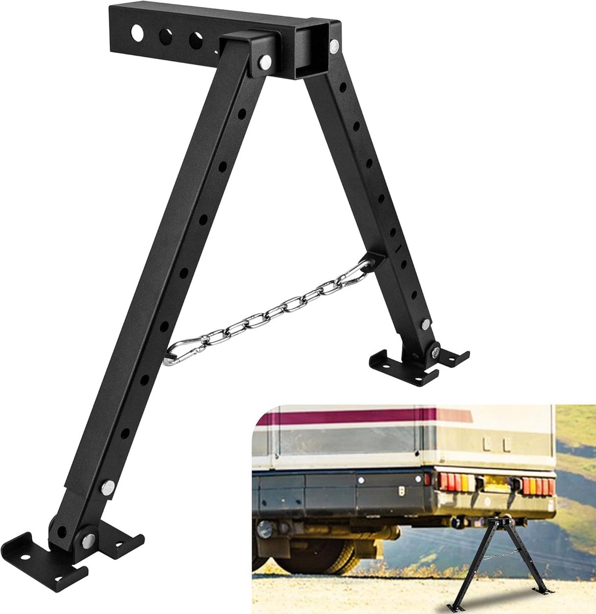 Hitch Mount Stabilizer 2'' - Heavy Duty Hitch Ontvangers - Vermindert Trilling - Ideaal voor Campers - ShopVlot