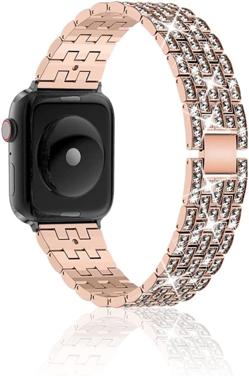 Bracelet Compatible with Apple Watch Series 7 41mm, Diamond Watch Band Compatible with Apple iWatch SE 40mm/Series 6 - ShopVlot