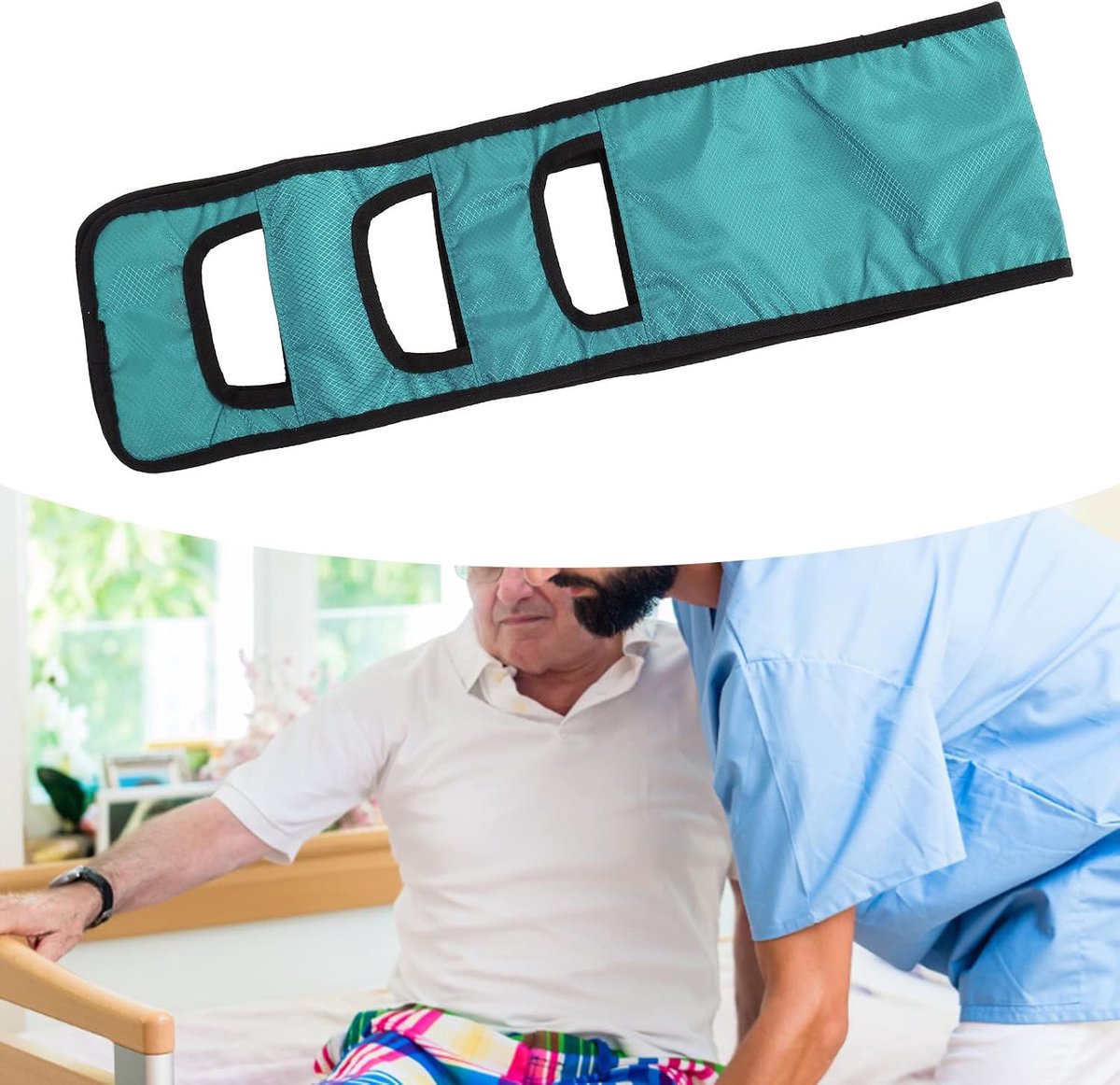 Seniors Bed Transfer Sling Lift Assist for Elderly Transfer Belt Patient Lift Labor Saving Widened Breathable Elderly - ShopVlot