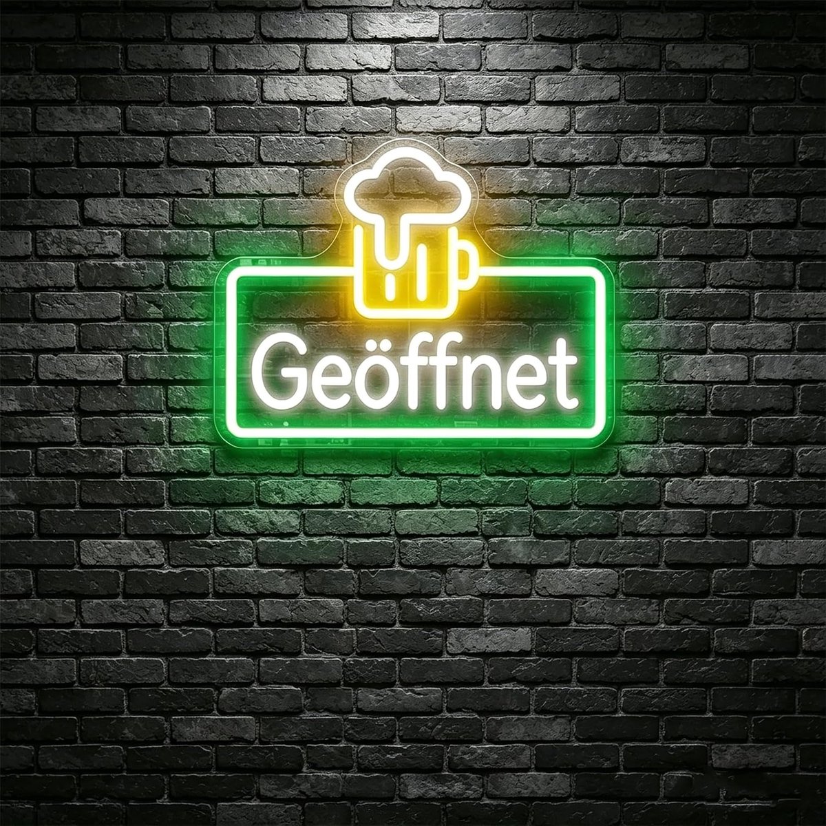 Neonbord, open voor commercieel, led-neonlicht met bierpul, USB-dimbaar, wanddecoratie, neonbord voor bar, pub - ShopVlot