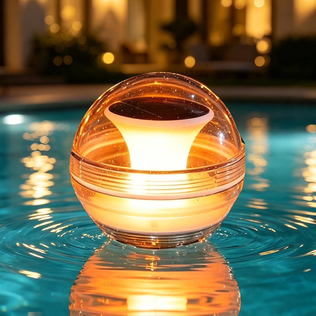 KZQ Solar drijvende zwembadlamp met 3 kleurmodi - Waterdichte kleurwisselende balverlichting voor zwembad en vijver - Zonne-energie voor onderwaterdecoratie - Multicolor