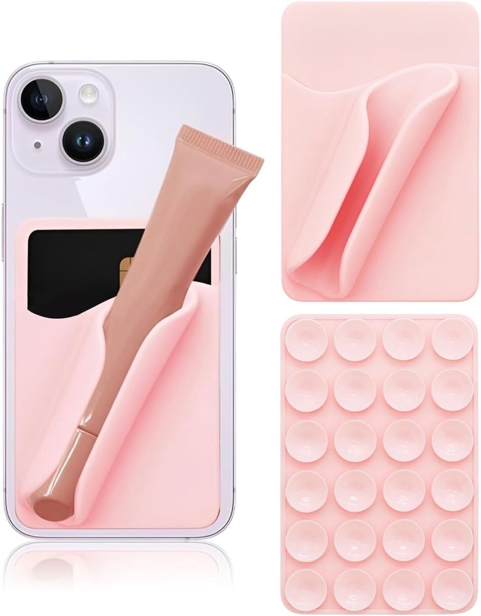 Lip Gloss Phone Case - New Lip Case - Gloss Telefoon Case - Make-up Case - Siliconen - Compatibel met Telefoon - ShopVlot