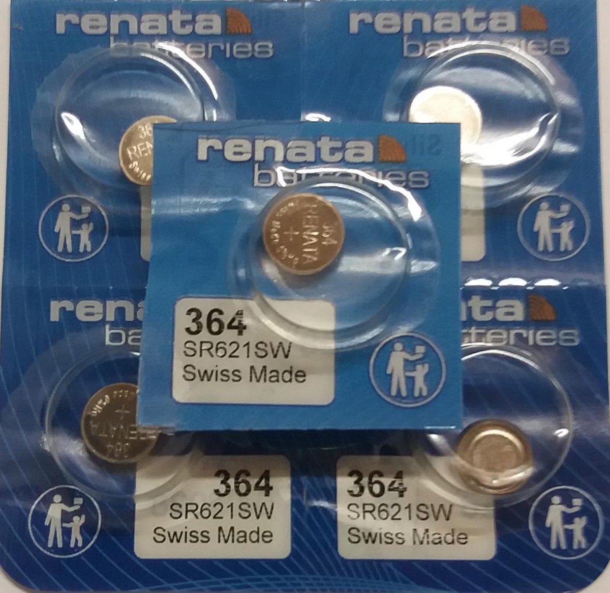 Renata 364, SR621SW, Watch battery (5x1 pieces) - 5 Batteries - ShopVlot