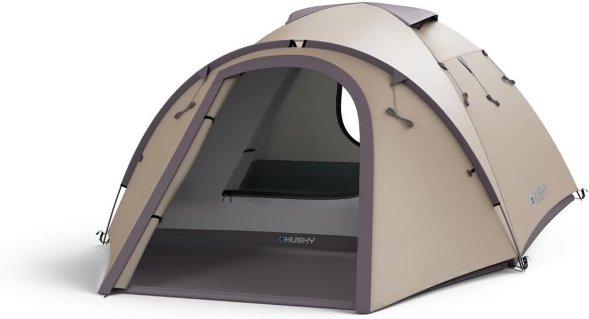 Husky Bizon 3 Plus campingtent 3 personen met voortent 4000 mm waterkolom - ShopVlot