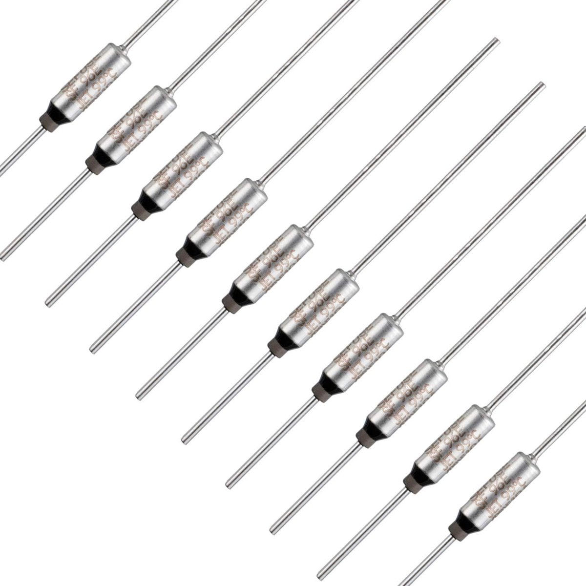 BOJACK SF96E SEFUSE 10A 250V Thermal Fuses 99°C Thermal Fuses (Pack of 10) - ShopVlot