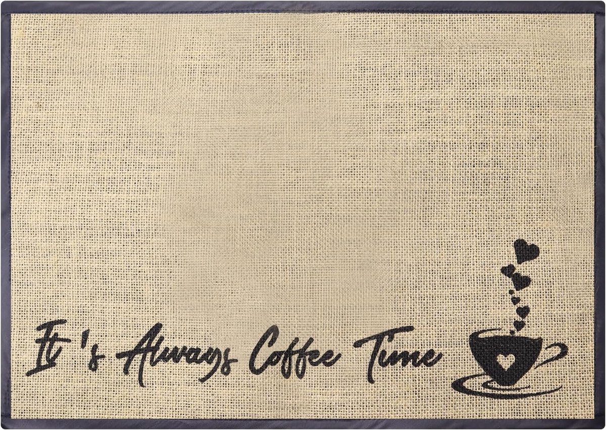 Coffee Bar Mat - Countertop Cover Mat for Coffee Maker and Station Accessories - ShopVlot