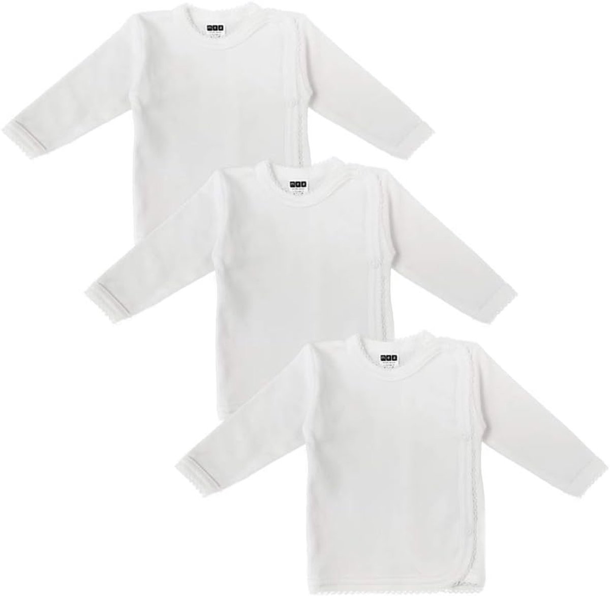 Baby wrap shirt - lange mouwen - 100% biologisch katoen - ideaal voor elke baby - ShopVlot