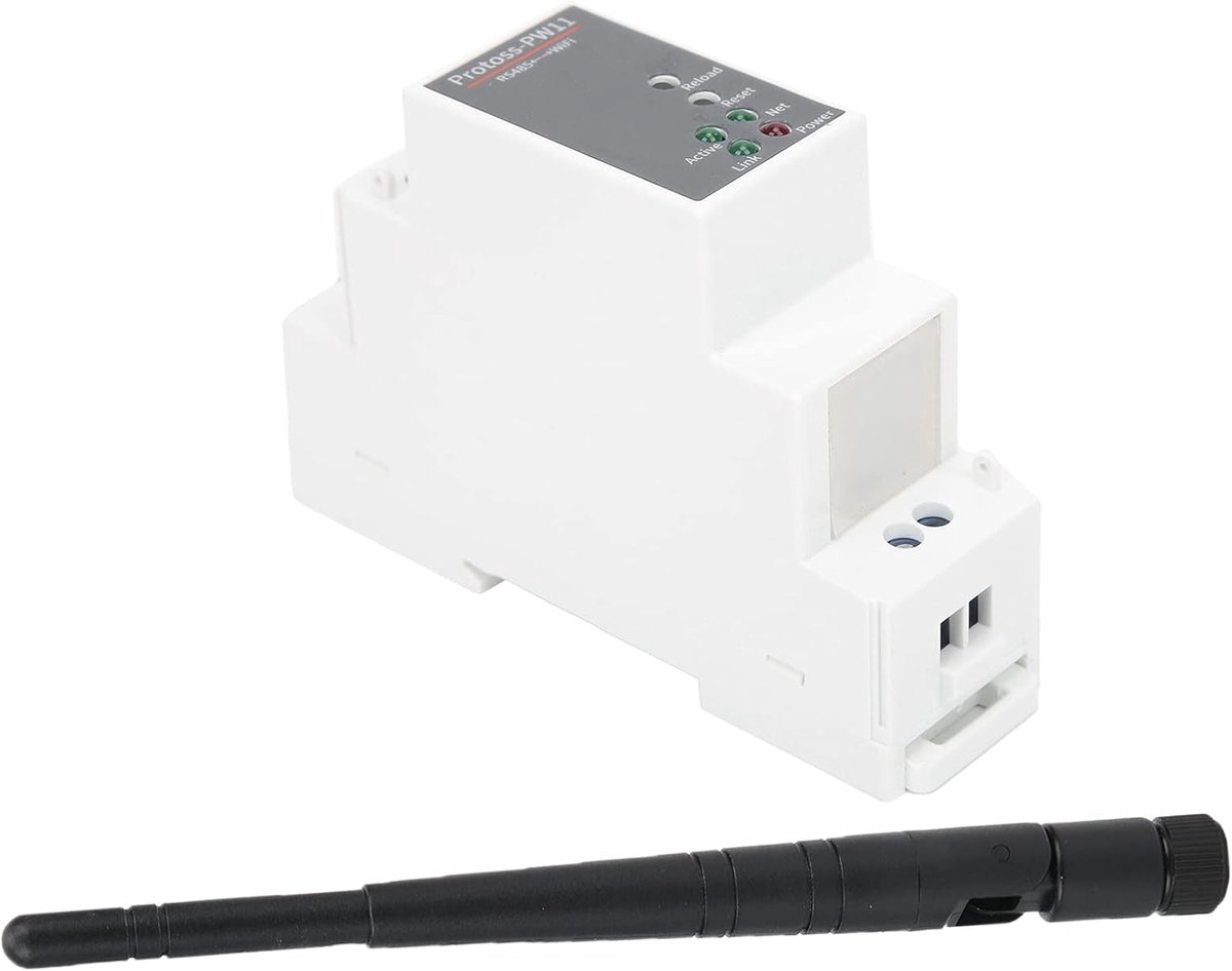 Ethernet Serial Server - Railmontage - 9-50VDC - Geschikt voor MBED System - ShopVlot