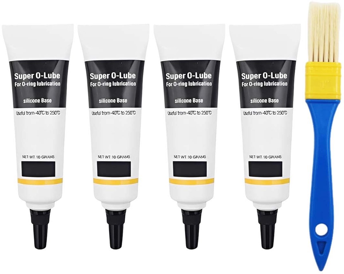 Siliconensmeermiddel 5-pack - multifunctionele vet - waterdicht - verbeterde sealing - ShopVlot